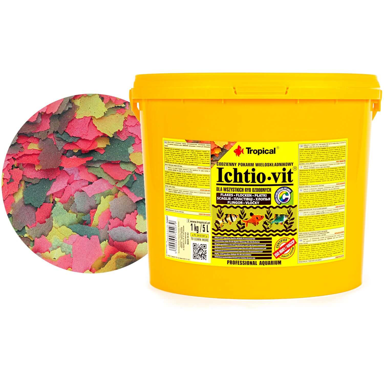 Tropical Ichtio-Vit 5L - 1kg Pokarm dla ryb