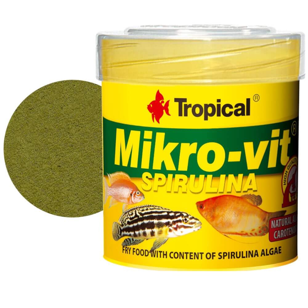 Tropical Mikrovit Spirulina 50ml - 32g Pokarm dla narybku
