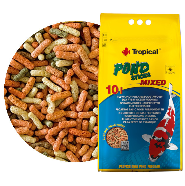 Tropical Pond Sticks Mixed 10L - 800g Pokarm dla ryb