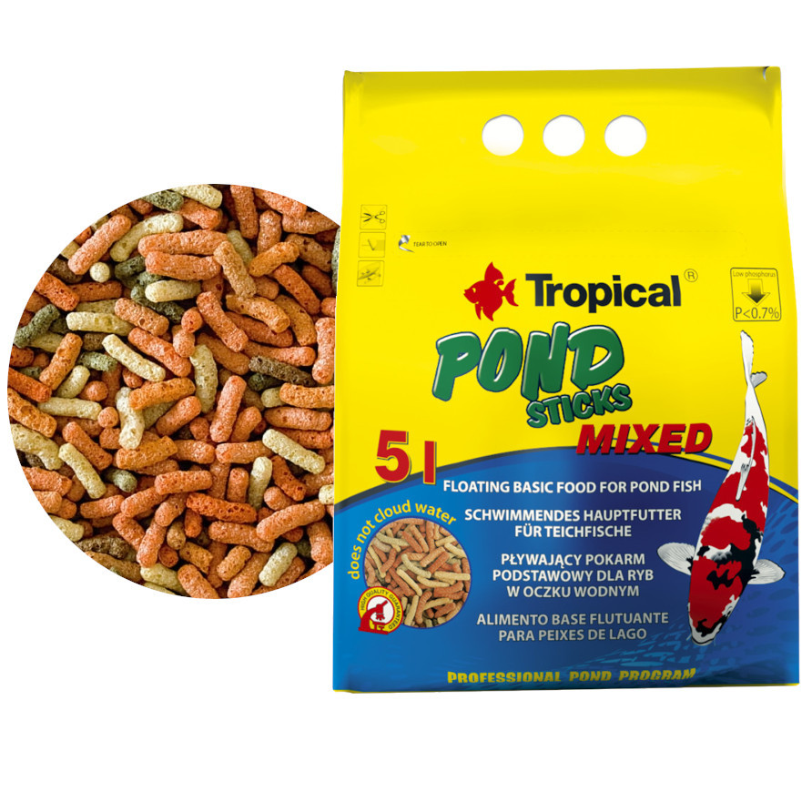 Tropical Pond Sticks Mixed 5L - 400g Pokarm dla ryb