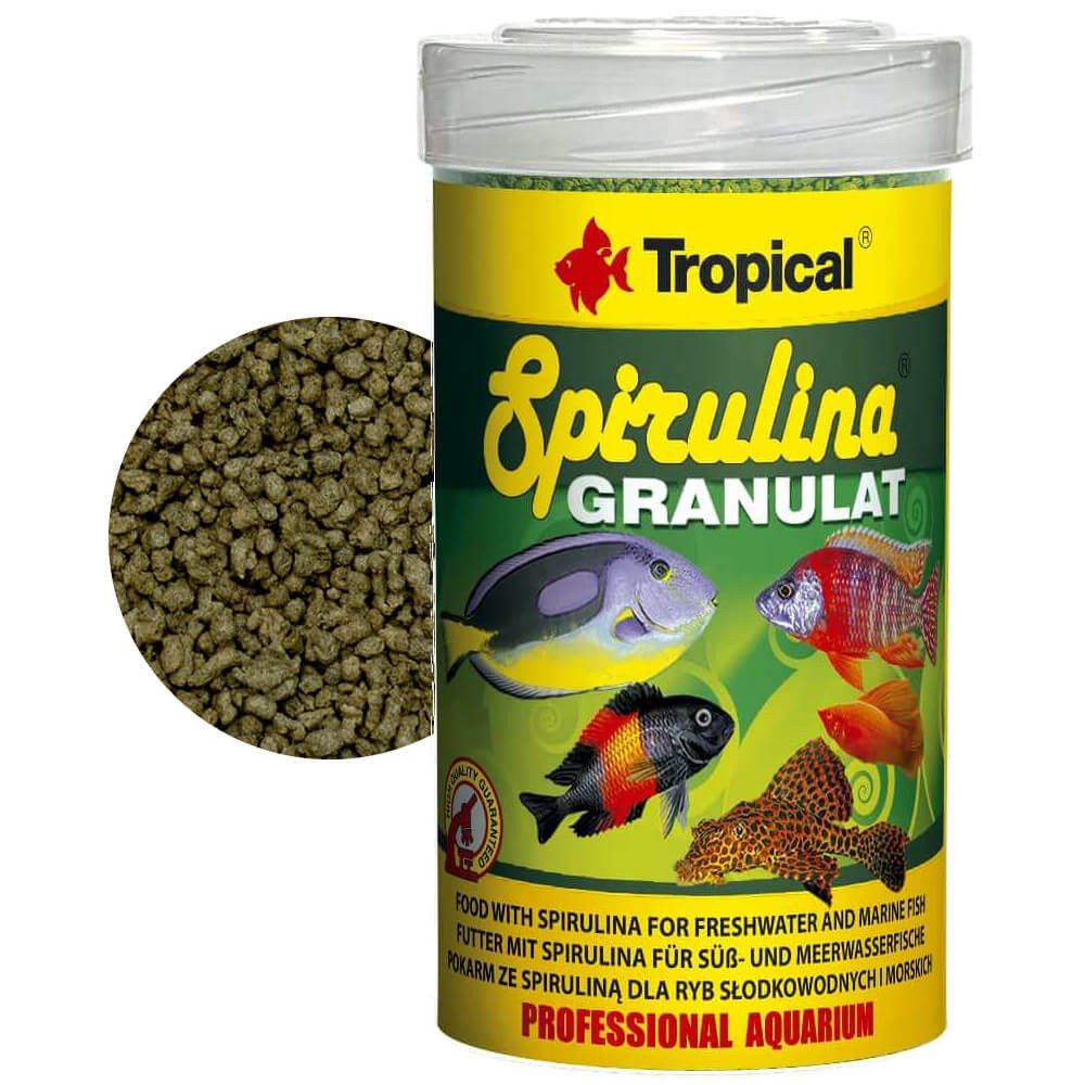 Tropical Spirulina Granulat 100ml - 44g pokarm dla ryb