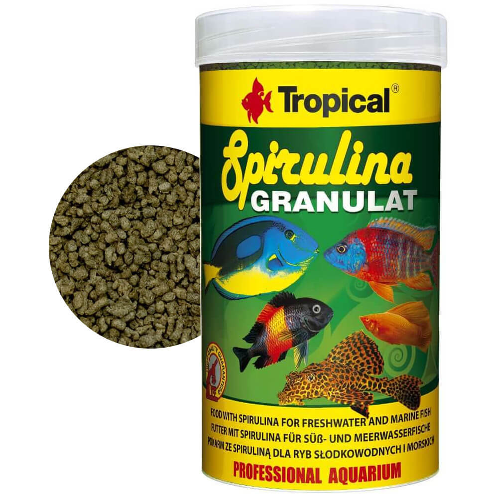 Tropical Spirulina Granulat 250ml - 110g pokarm dla ryb