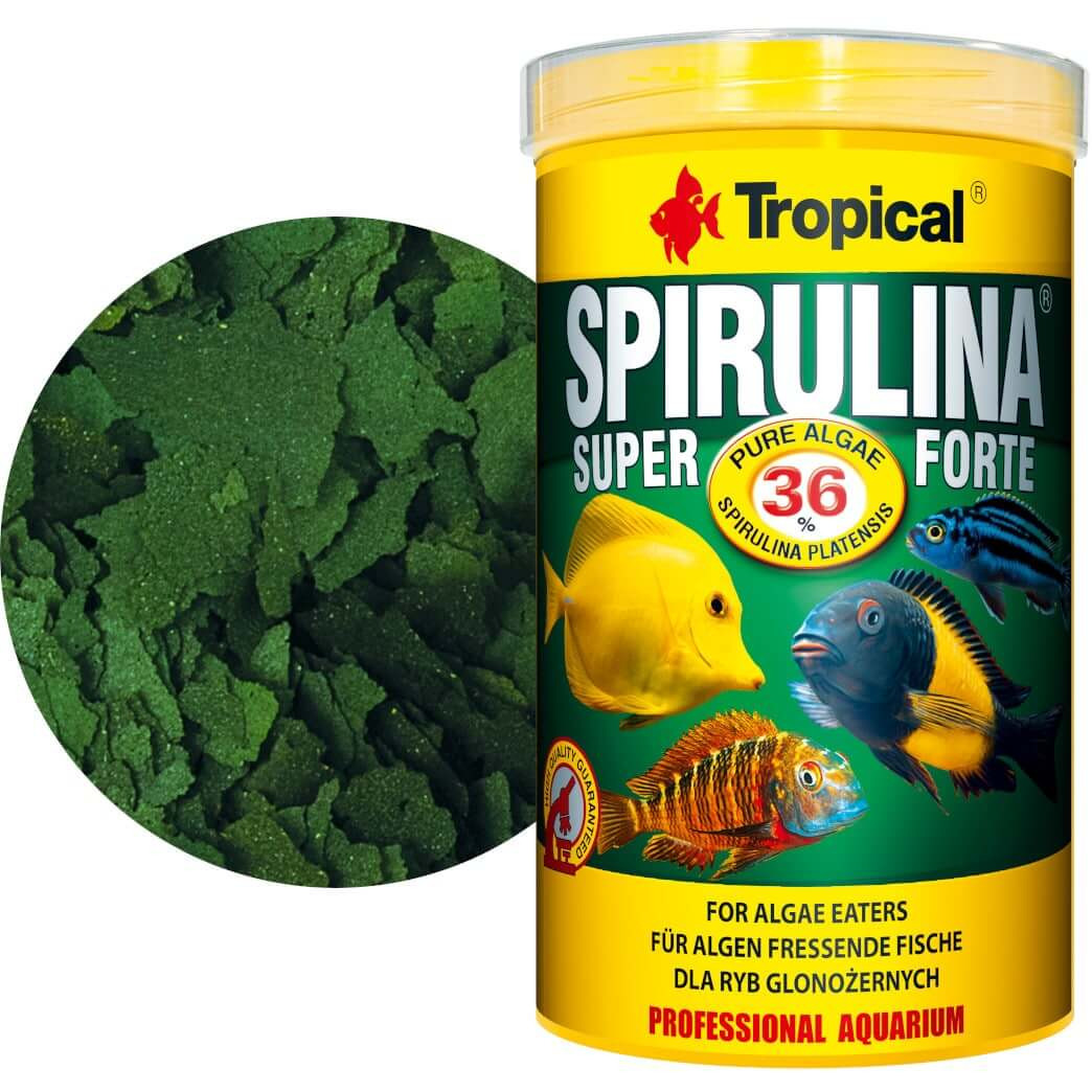 Tropical Spirulina Super Forte 36% 1000ml - 200g Pokarm dla ryb
