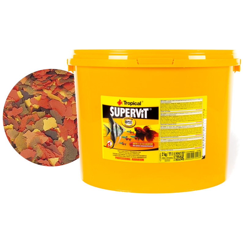Tropical Supervit  11L - 2kg Pokarm premium dla ryb