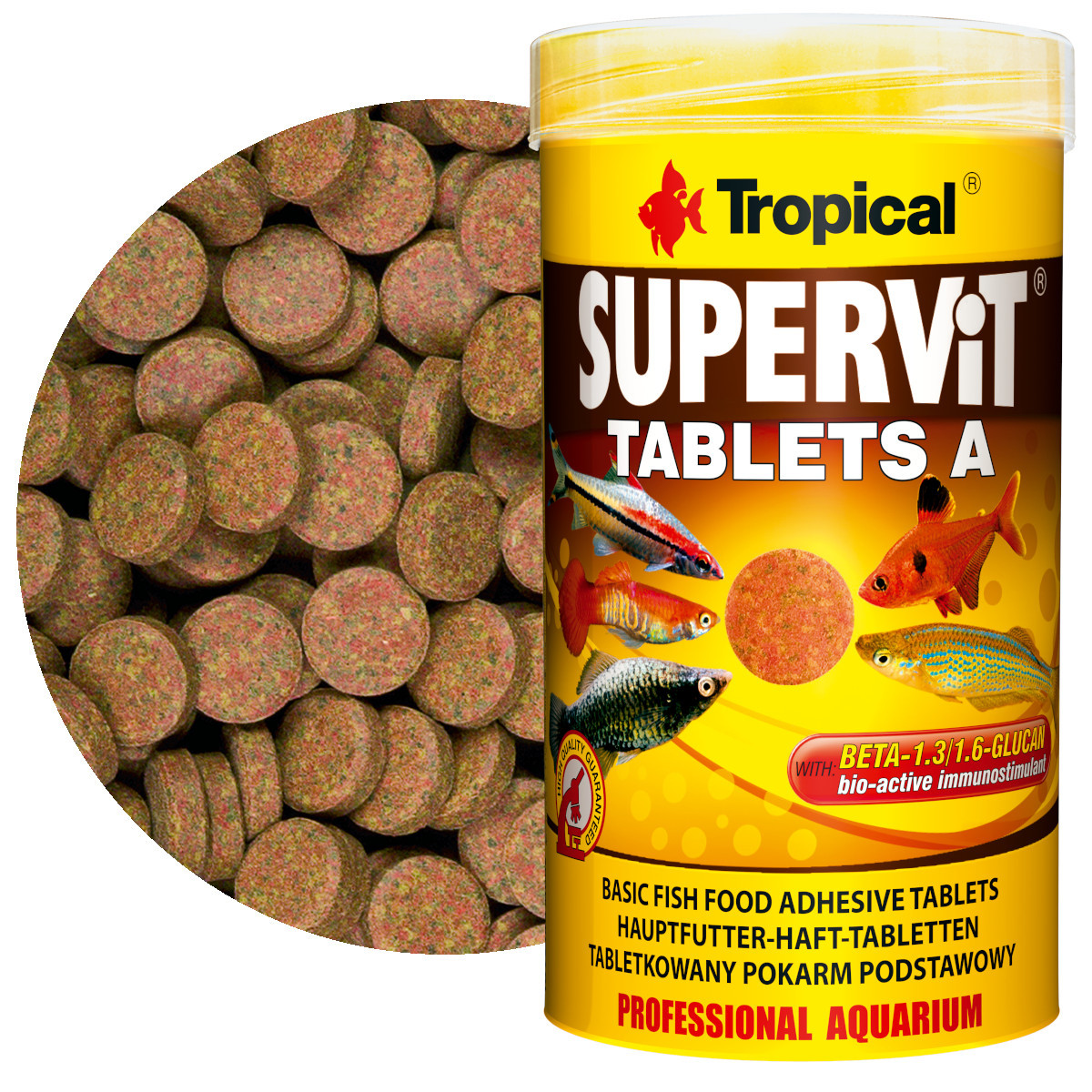 Tropical Supervit Tablets A 250ml - 150g  Pokarm tabletki