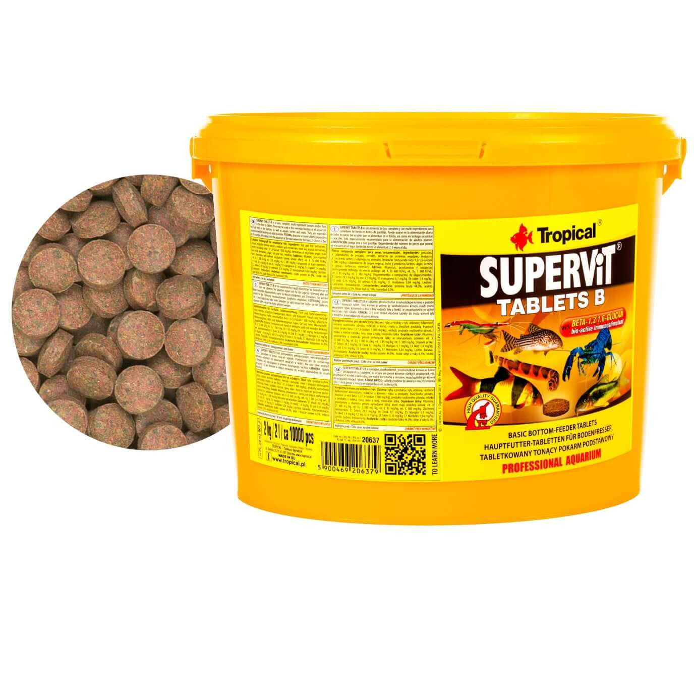 Tropical Supervit Tablets B 2L - 2kg Pokarm tabletki