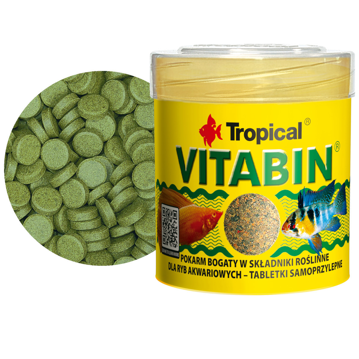 Tropical Vitabin Roślinny 50ml - 36g Pokarm tabletki