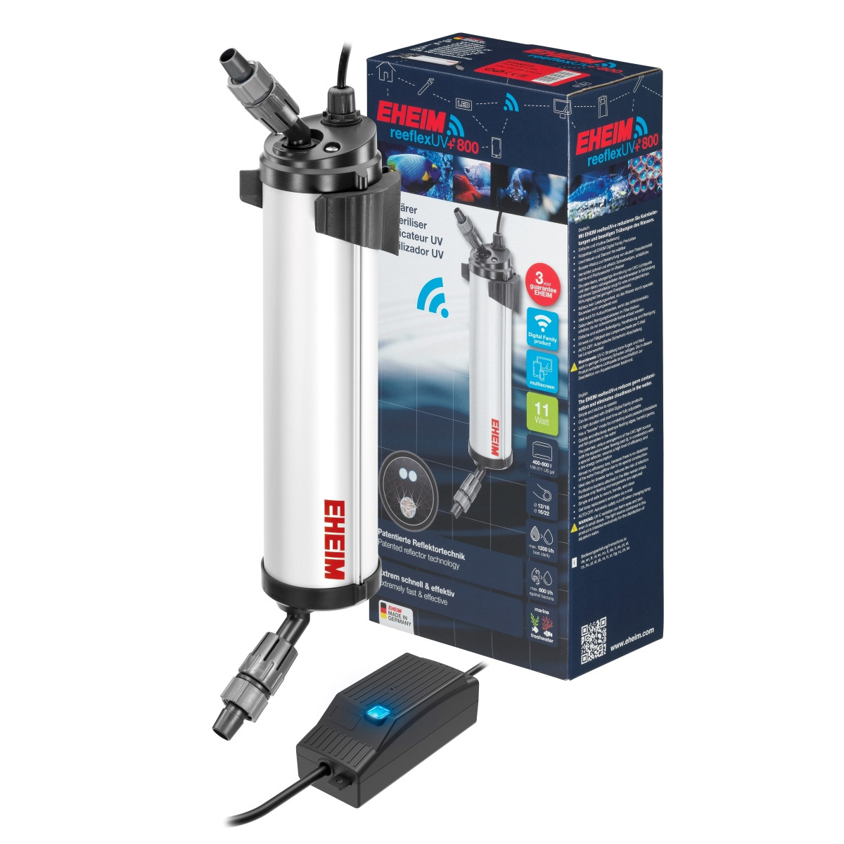 Eheim ReeflexUV+e 800 Lampa UV-C 14W sterylizator Wi-Fi