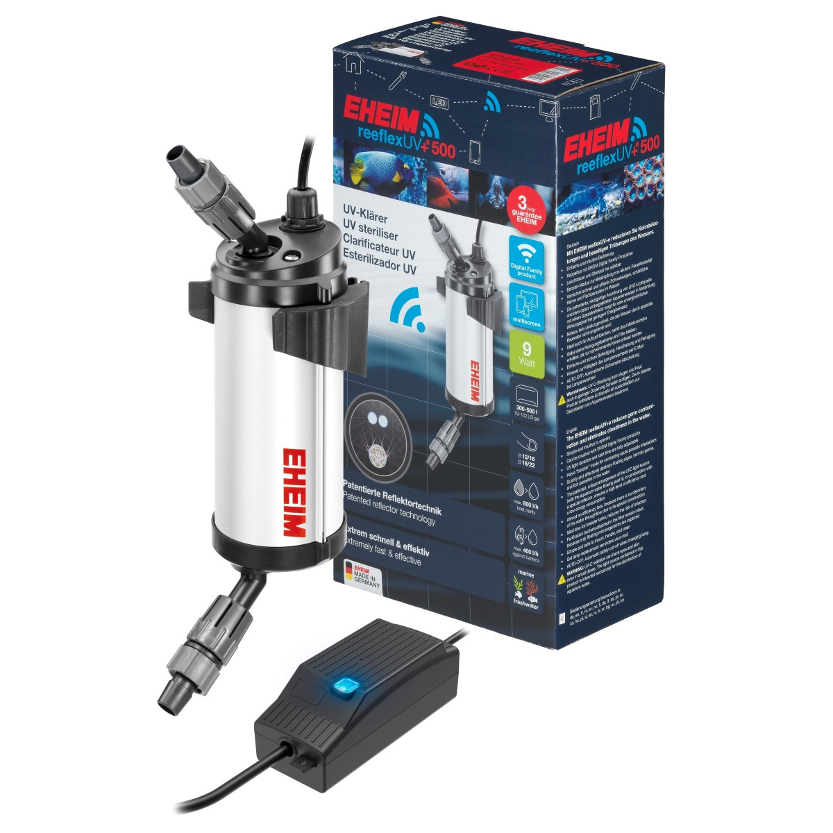 Eheim ReeflexUV+e 500 Lampa UV-C 11W sterylizator Wi-Fi