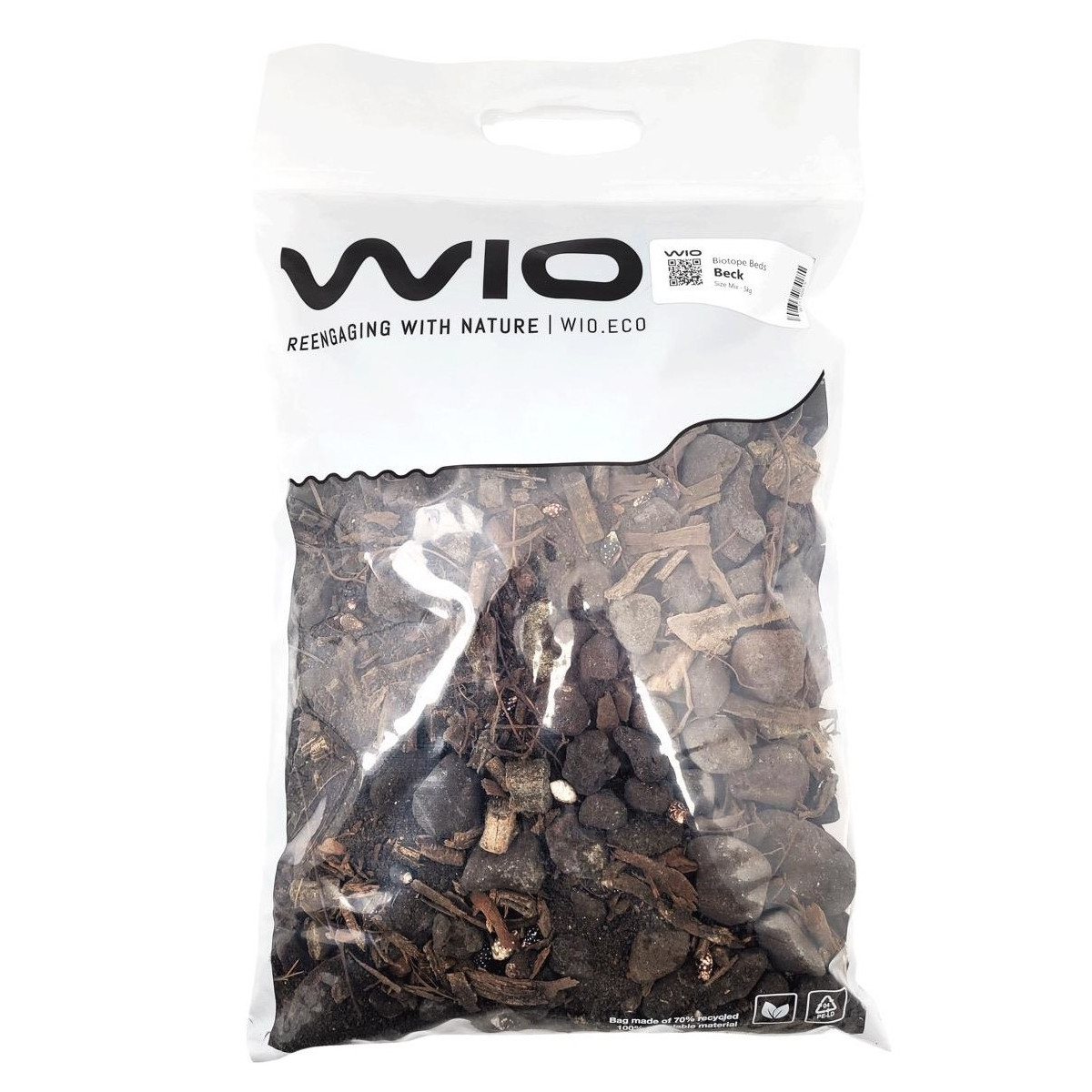 Wio Beck Riverbed 5kg Naturalne podłoże do akwarium