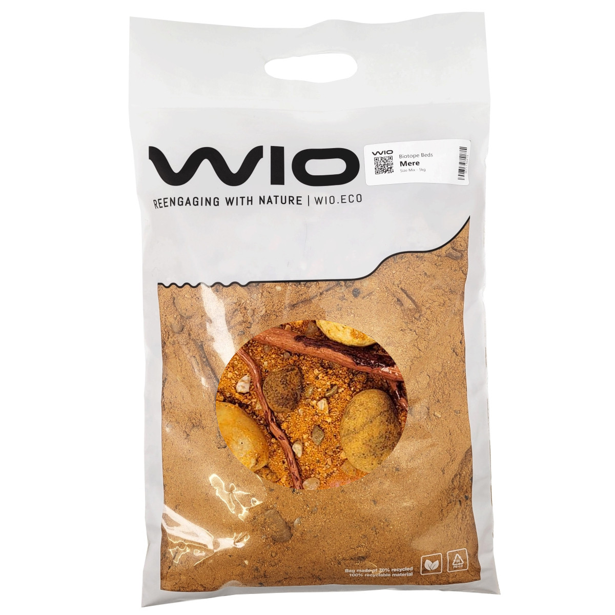Wio Mere Riverbed 5kg Naturalne podłoże do akwarium
