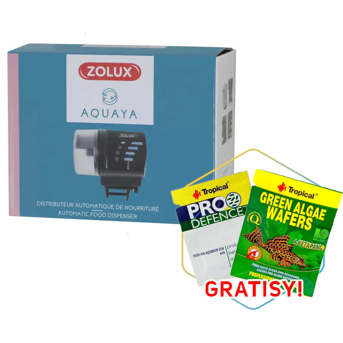 Zolux Aquaya Easy - Karmnik automatyczny dla ryb  + gratisy