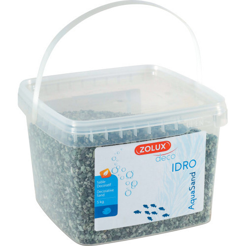 Zolux AquaSand Ashewa Zielony 5kg Podłoże żwir naturalny do akwarium