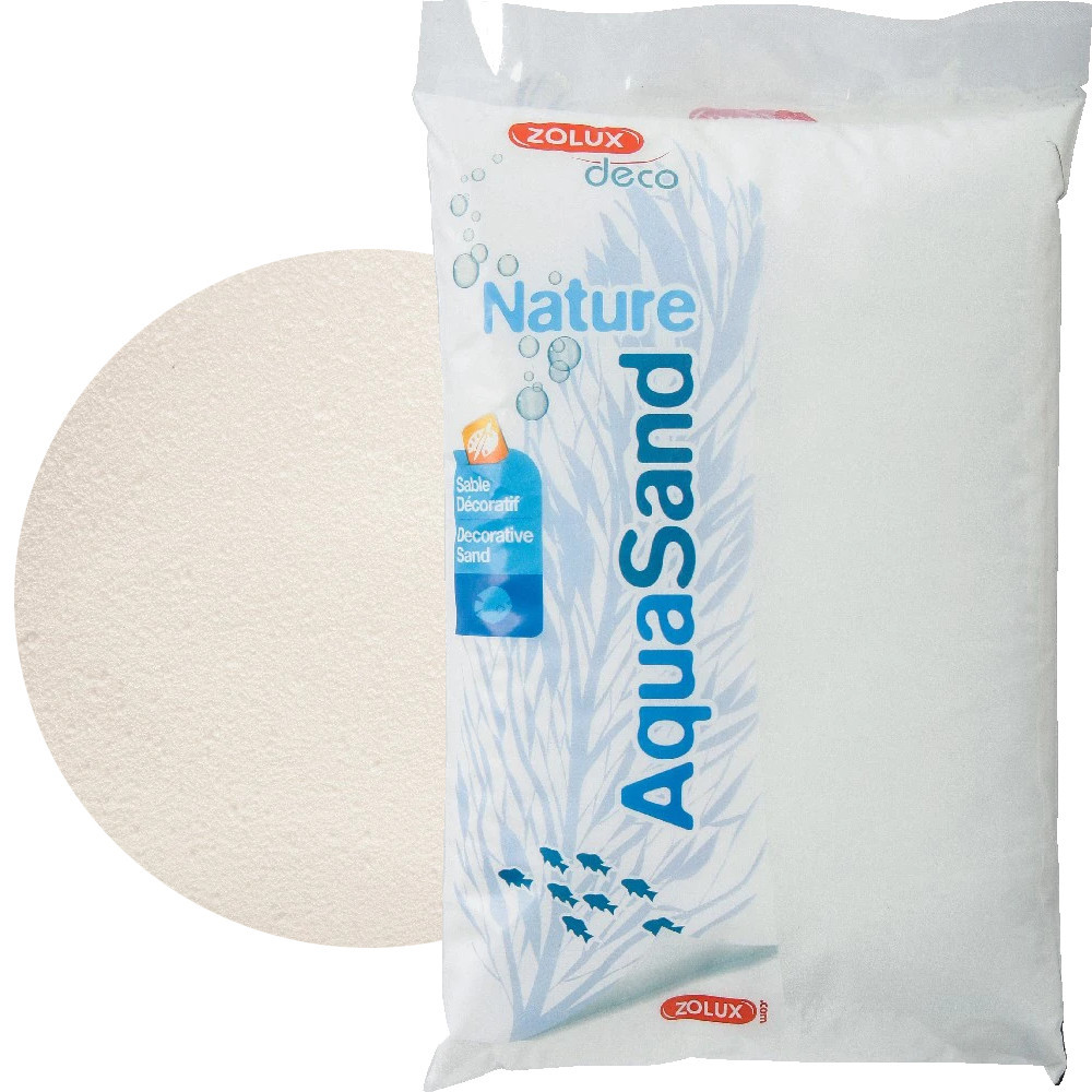 Zolux Aquasand Nature Śnieżnobiały Krystobalit 4kg Żwir piasek naturalny do akwarium