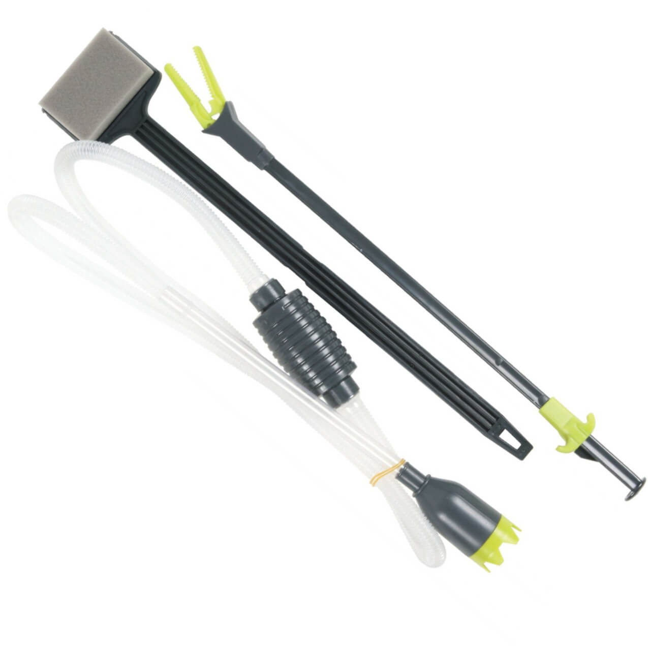 Zolux Odmulacz z pompką + Skrobak z gabką + Szczypce 50cm