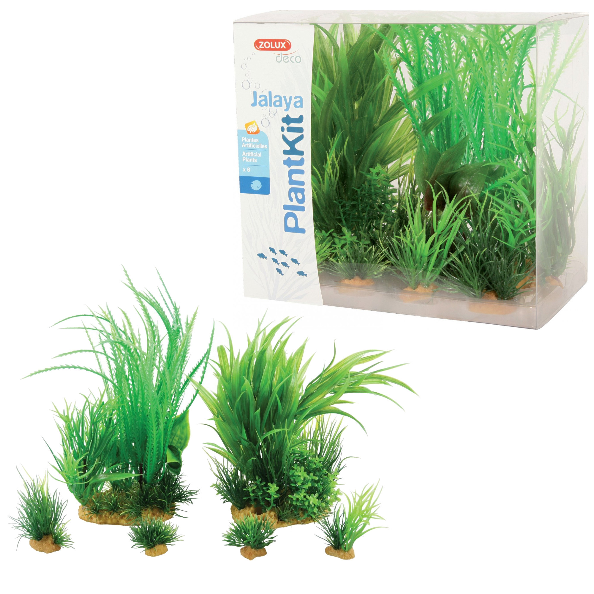 Zolux PlantKit Jalaya nr 1 roślina sztuczna do akwarium 6 szt.