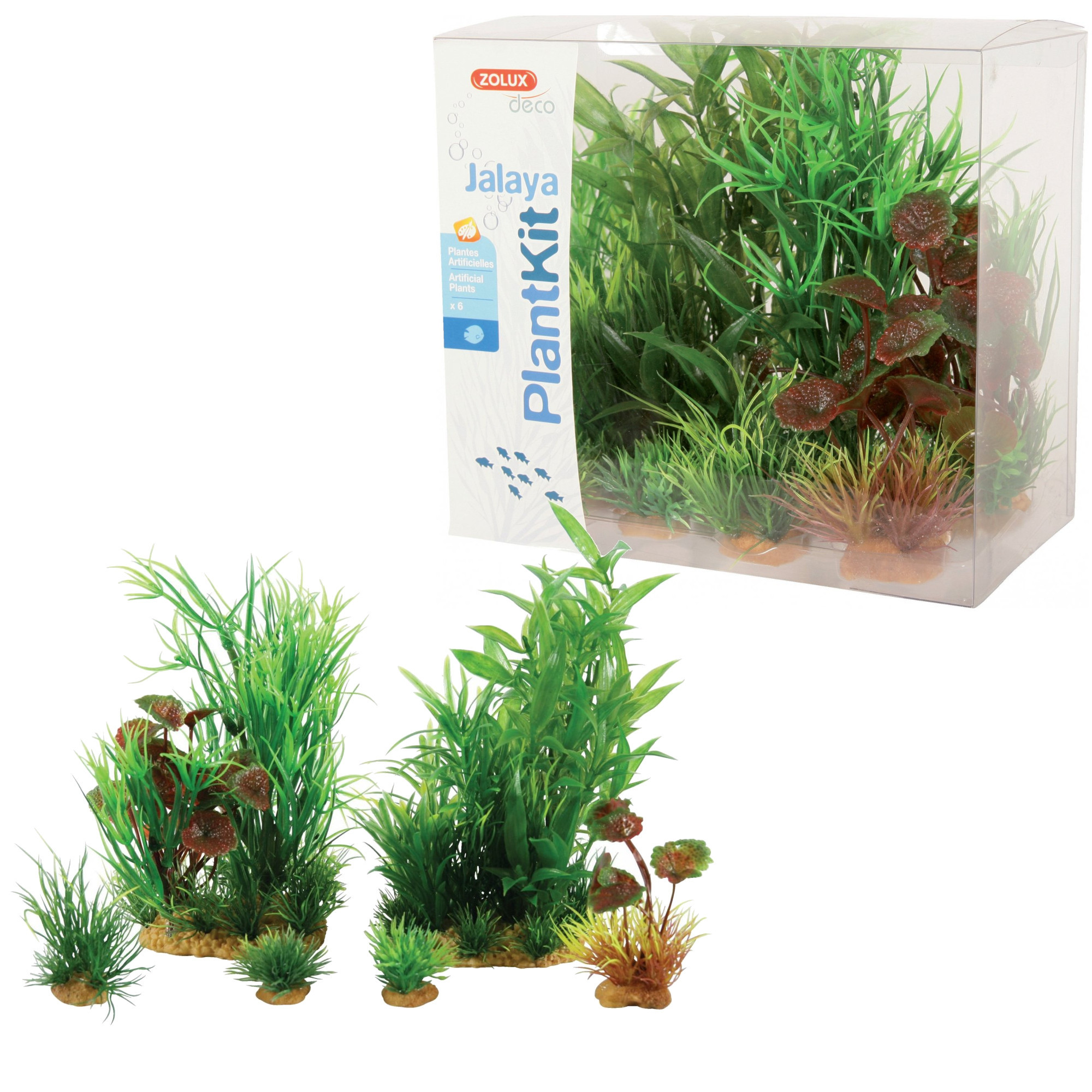 Zolux PlantKit Jalaya nr 2 roślina sztuczna do akwarium 6 szt.