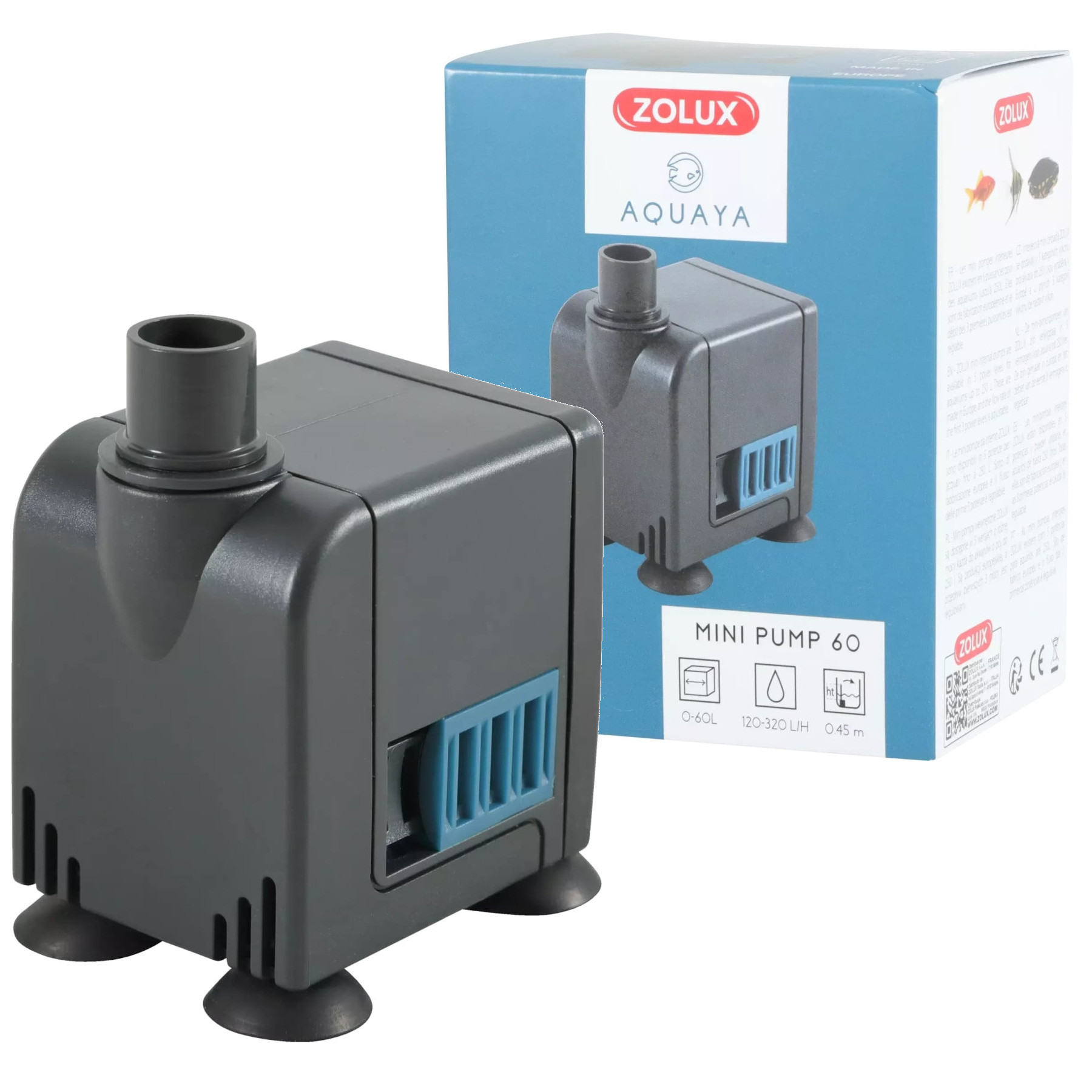 Zolux Aquaya Mini Pump 60 - Pompa wielofunkcyjna 320l/h