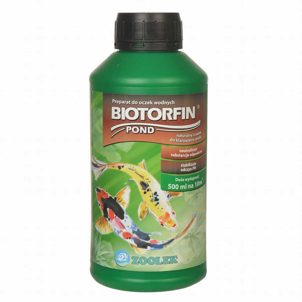ZOOLEK BIOTORFIN 500ML / 10M3 - NA PH i KLARUJE WODĘ