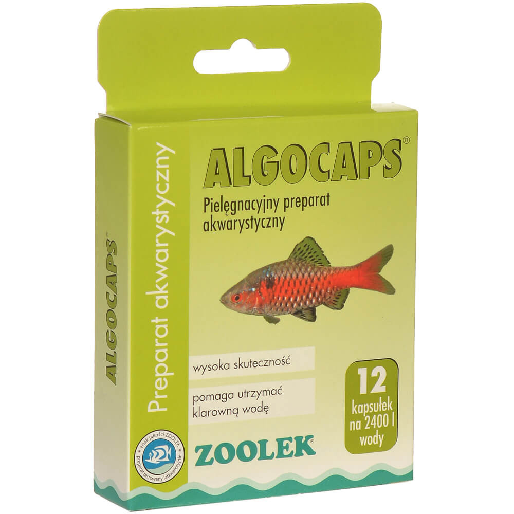 Zoolek Algocaps 12 kapsułek na 2400L zwalcza glony