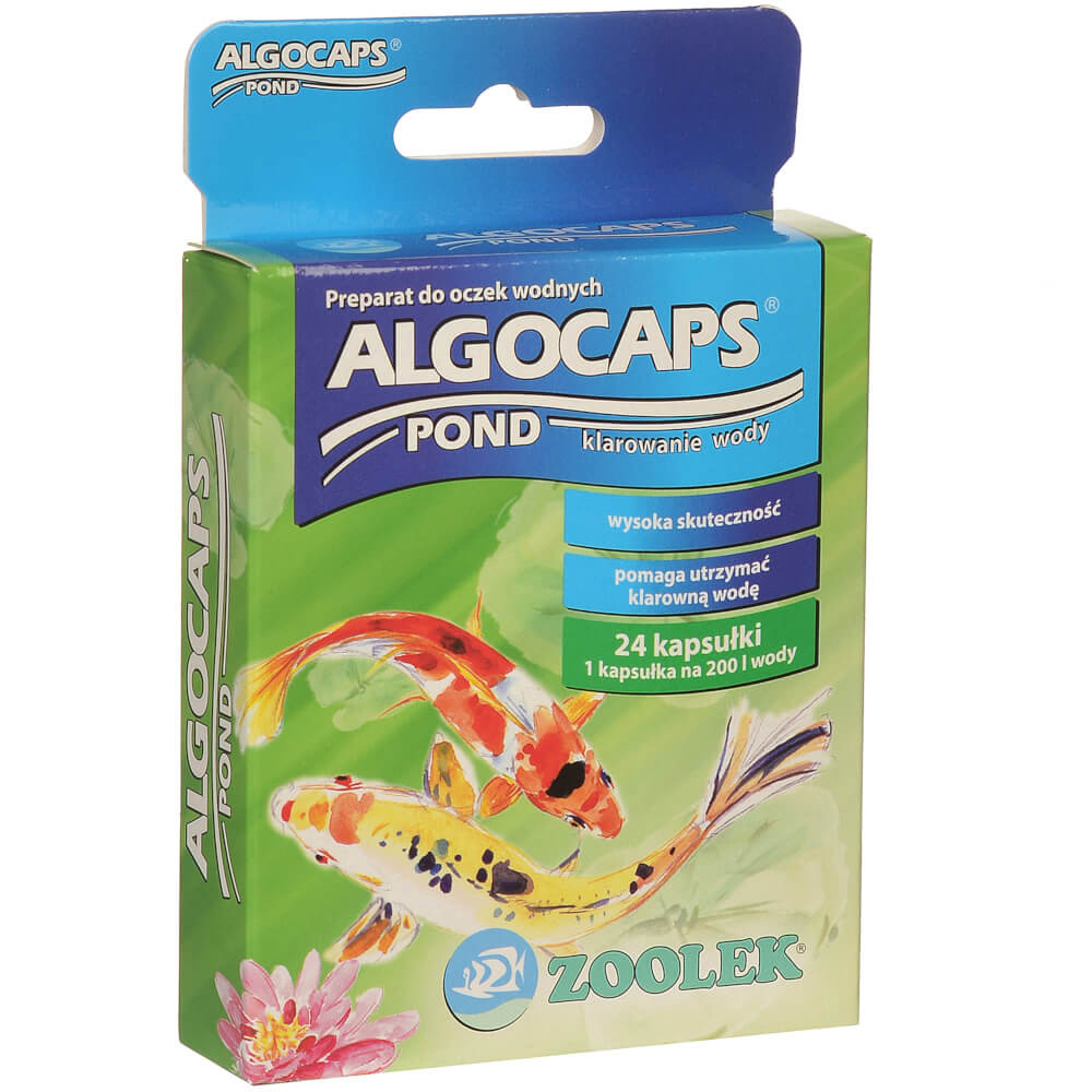 Zoolek Algocaps Pond 24 kapsułki - Klaruje wodę w oczku
