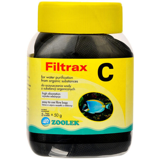 Zoolek Filtrax C - Węgiel aktywny 5x50g woreczki