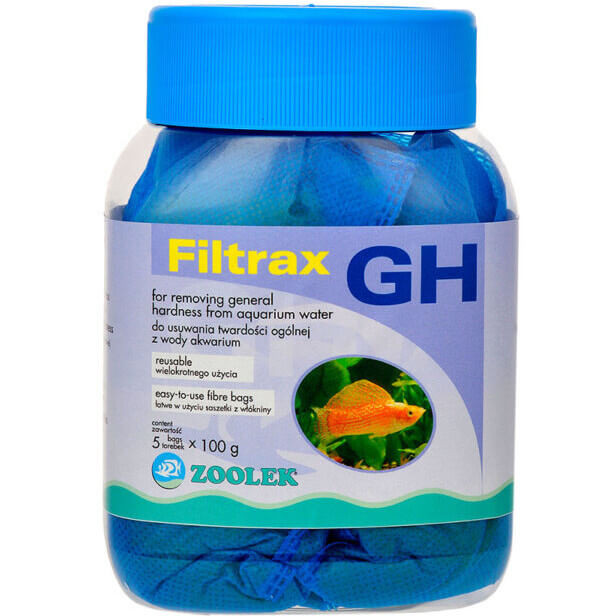 Zoolek Filtrax GH 5x100g - Obniża twardość ogólną