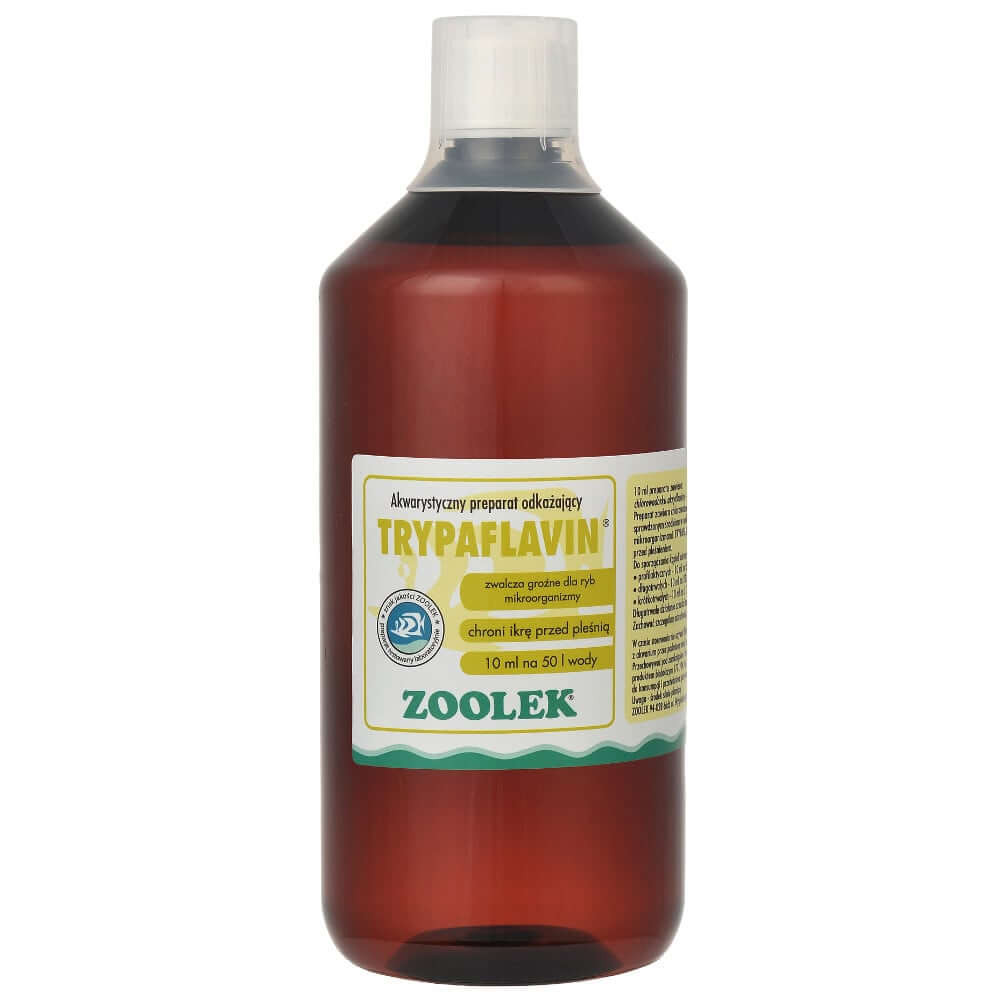 Zoolek Trypaflavin 1000ml - Przeciwbakteryjny chroni ikrę