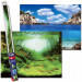 Aqua Nova Tło do akwarium 60x30cm PlantsOcean 2x fototapeta