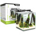 Aquael Fish&Shrimp Set Duo czarny LED D&N - Zestaw akwarium kostka 49L