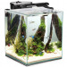 Aquael Fish&Shrimp Set Duo czarny LED D&N - Zestaw akwarium kostka 49L