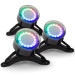 Aquael WaterLight Trio Colour - 3 kolorowe lampy LED do oczka + gratisy