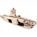 Ceramiczna ozdoba do akwarium WRAK U-BOOT