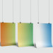 Lightground Folia gradientowa 150x60 zielono-pomarańczowa do tła podświetlanego