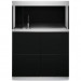 Oase HighLine 200 LED czarny akwarium + szafka