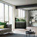 Oase HighLine 300 Room Divider antracyt zestaw akwarium + szafka