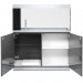 Oase HighLine 300 Room Divider czarny zestaw akwarium + szafka