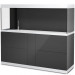 Oase HighLine Optiwhite 600 antracyt zestaw akwarium + szafka