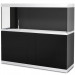 Oase HighLine Optiwhite 600 czarny zestaw akwarium + szafka