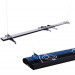 Reef Factory Zestaw do zawieszenia lampy Reef Flare Pro 100cm czarny