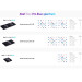 Reef Factory Reef Flare Pro L Blue 195W czarna - Oświetlenie do akwarium morskiego 
