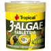 TROPICAL 3-ALGAE TABLETS A 50ML - 36G POKARM DLA RYB