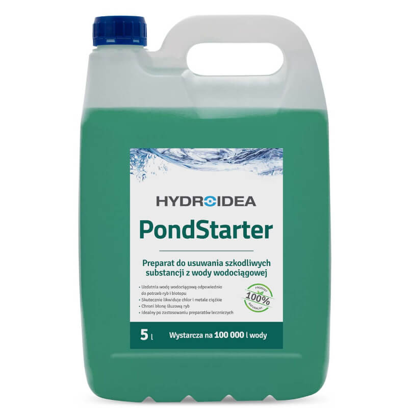 HYDROIDEA PONDSTARTER USUWA CHLOR I METALE CIĘŻKIE